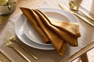 are printed napkins safe for food